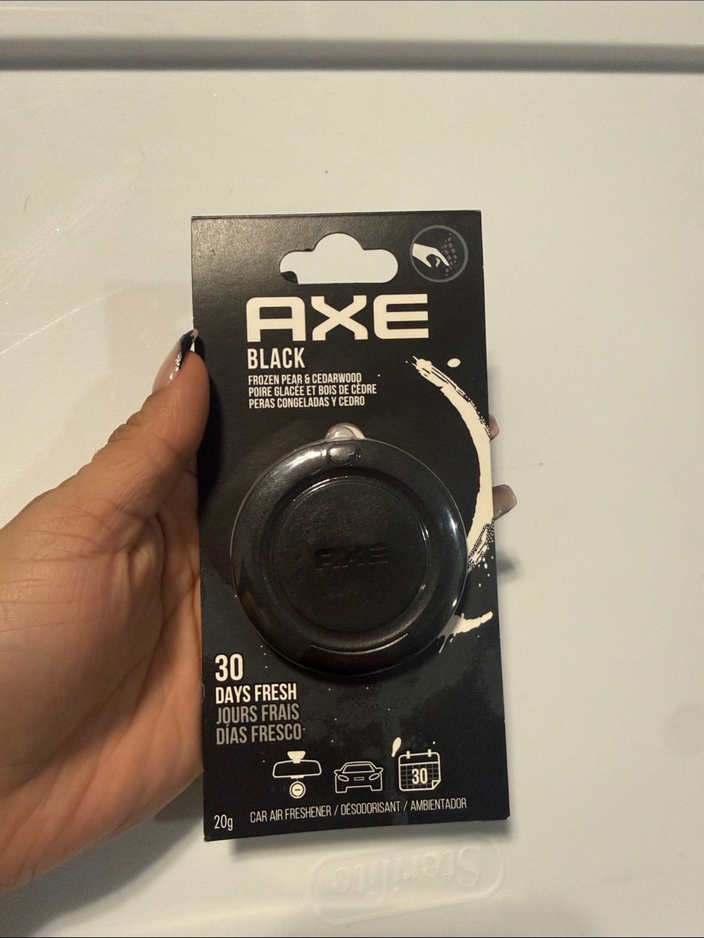 AXE Black Car Air Freshener - Black